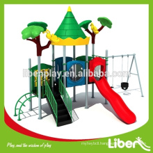 Green Covered Nature Playground Swings For Kids